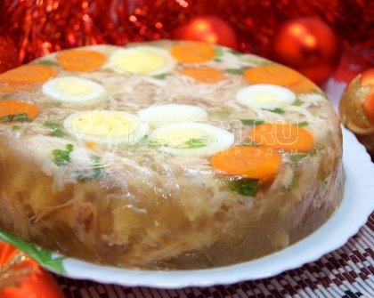Заливное из курицы