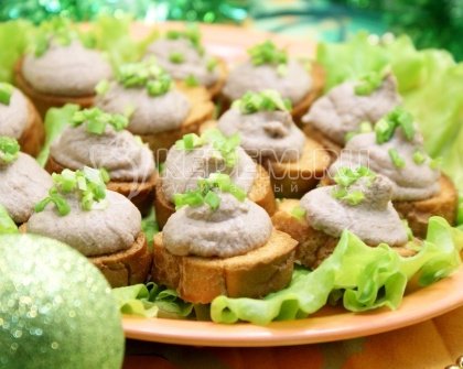 Паштет из куриной печени «Праздничный»