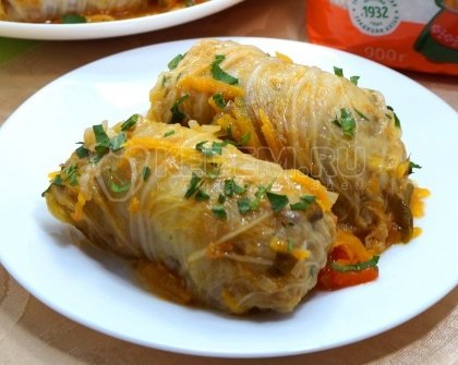 Голубцы с пекинской капустой