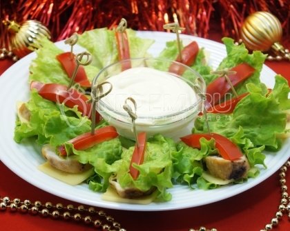 Закуска из курицы «Праздничная»