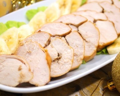 Куриная пастрома с мёдом и горчицей